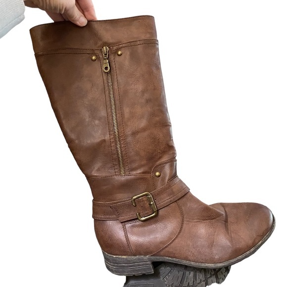 Women’s Brown Comfy Moda Lined‎ Boots size 11 - Picture 1 of 15